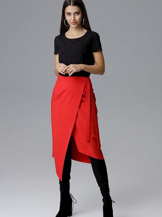 Asymmetrical Chic Tie Skirt