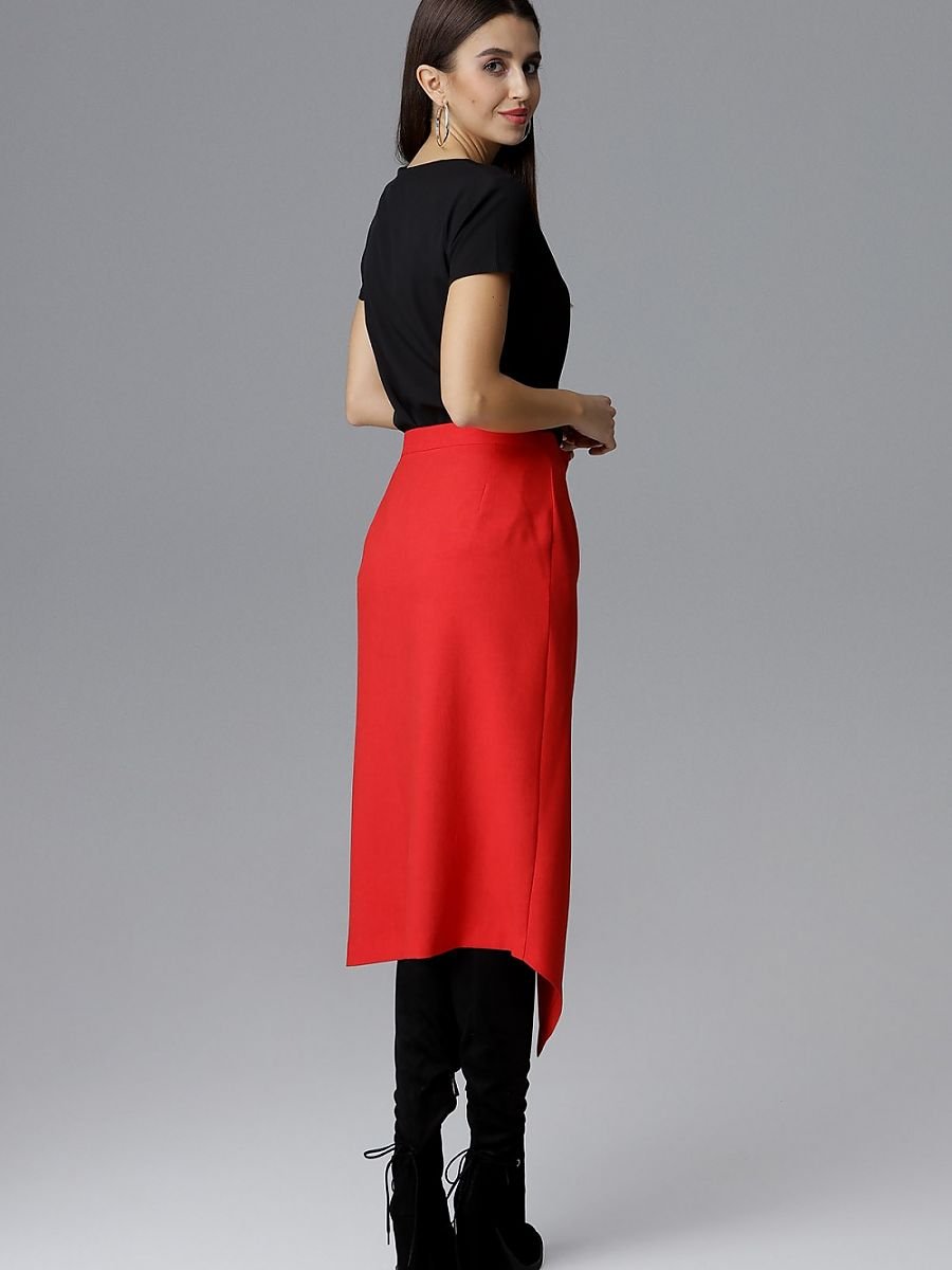 Asymmetrical Chic Tie Skirt