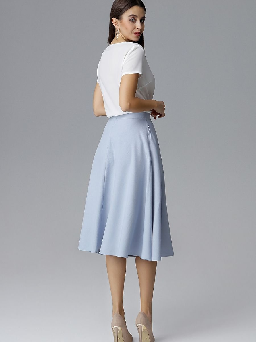 Flared Belted Skirt