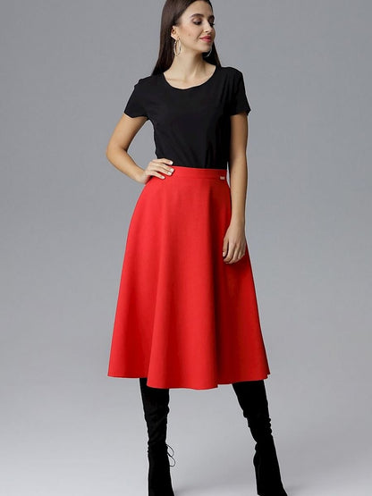 Flared Belted Skirt