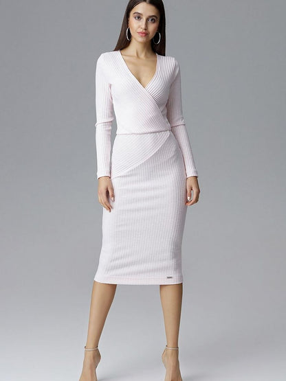 Elegant Long-Sleeve Cocktail Dress by Figl