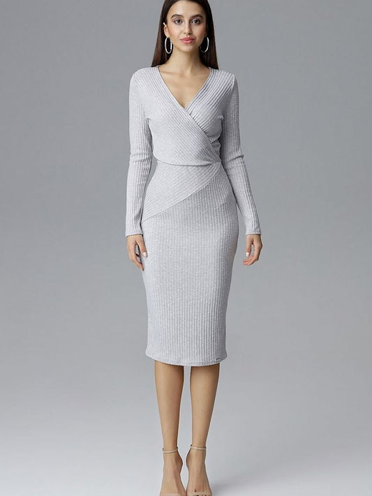 Elegant Figl Long Sleeve Cocktail Dress