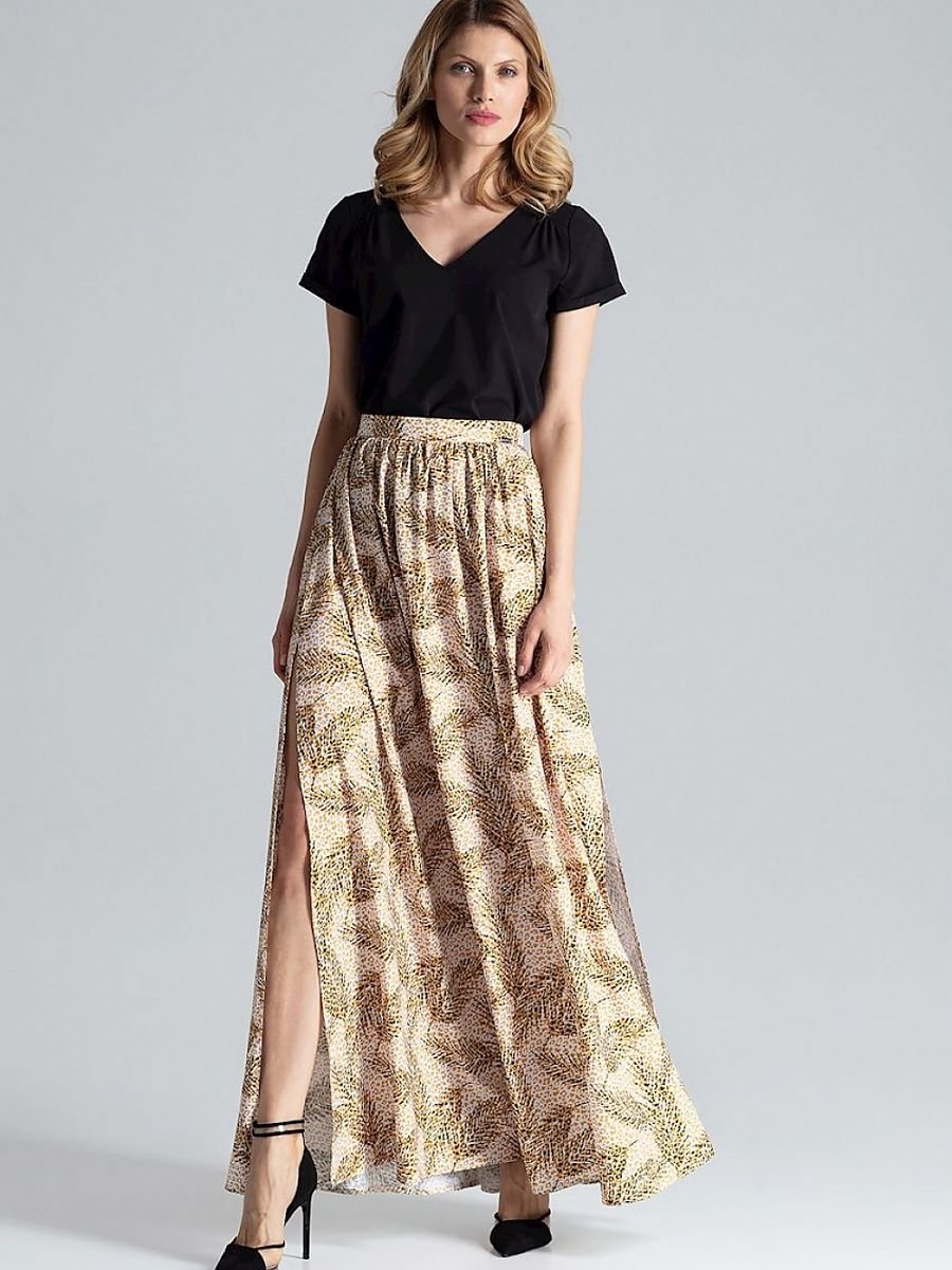 Elegant Long Wide Skirt by Figl