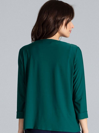 Loose-Fitting Long-Sleeve Serek Blouse