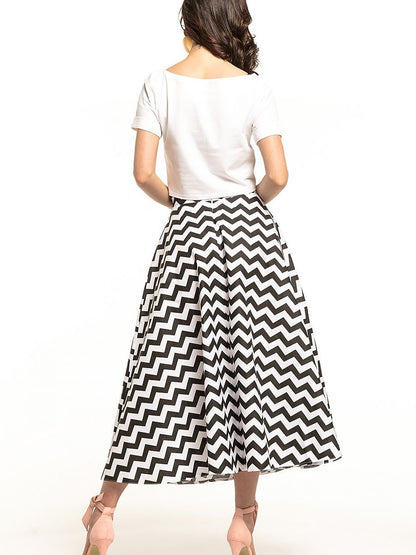 Timeless Elegance Midi Skirt