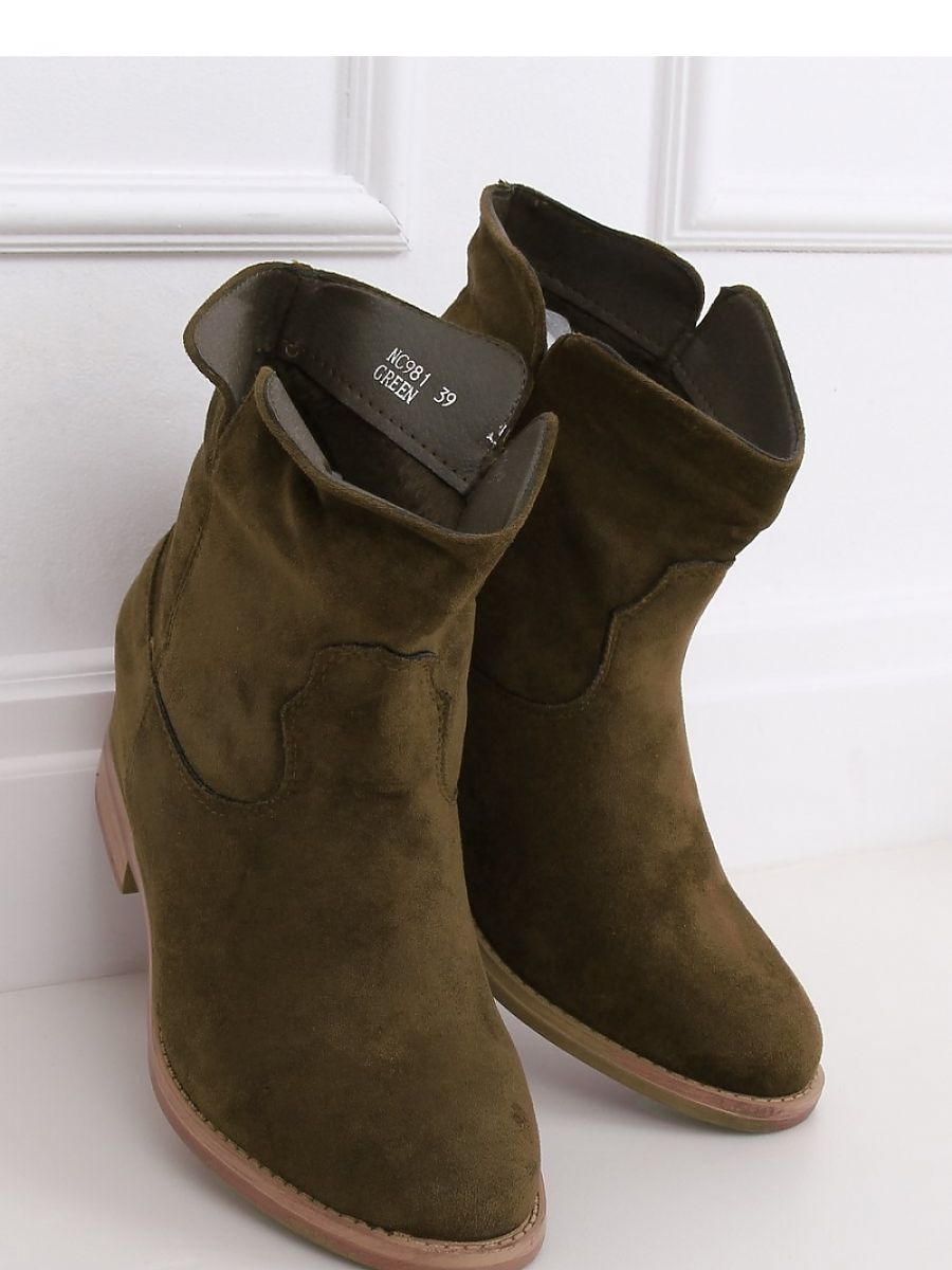 Buskin Boots Inello - Women's Ecological Suede Platform Boots with Soft Fur Lining