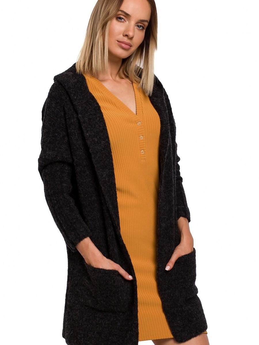 Oversized Hooded Cardigan: Moe Jacket