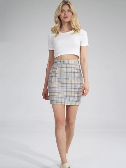 Figl Mini Pencil Skirt with Side Zip Fastening