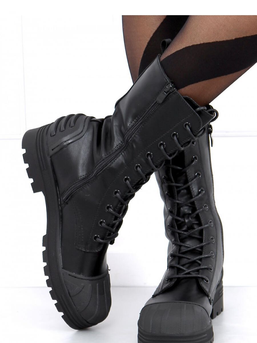 Inello Lace-Up Military-Style Women's Boots