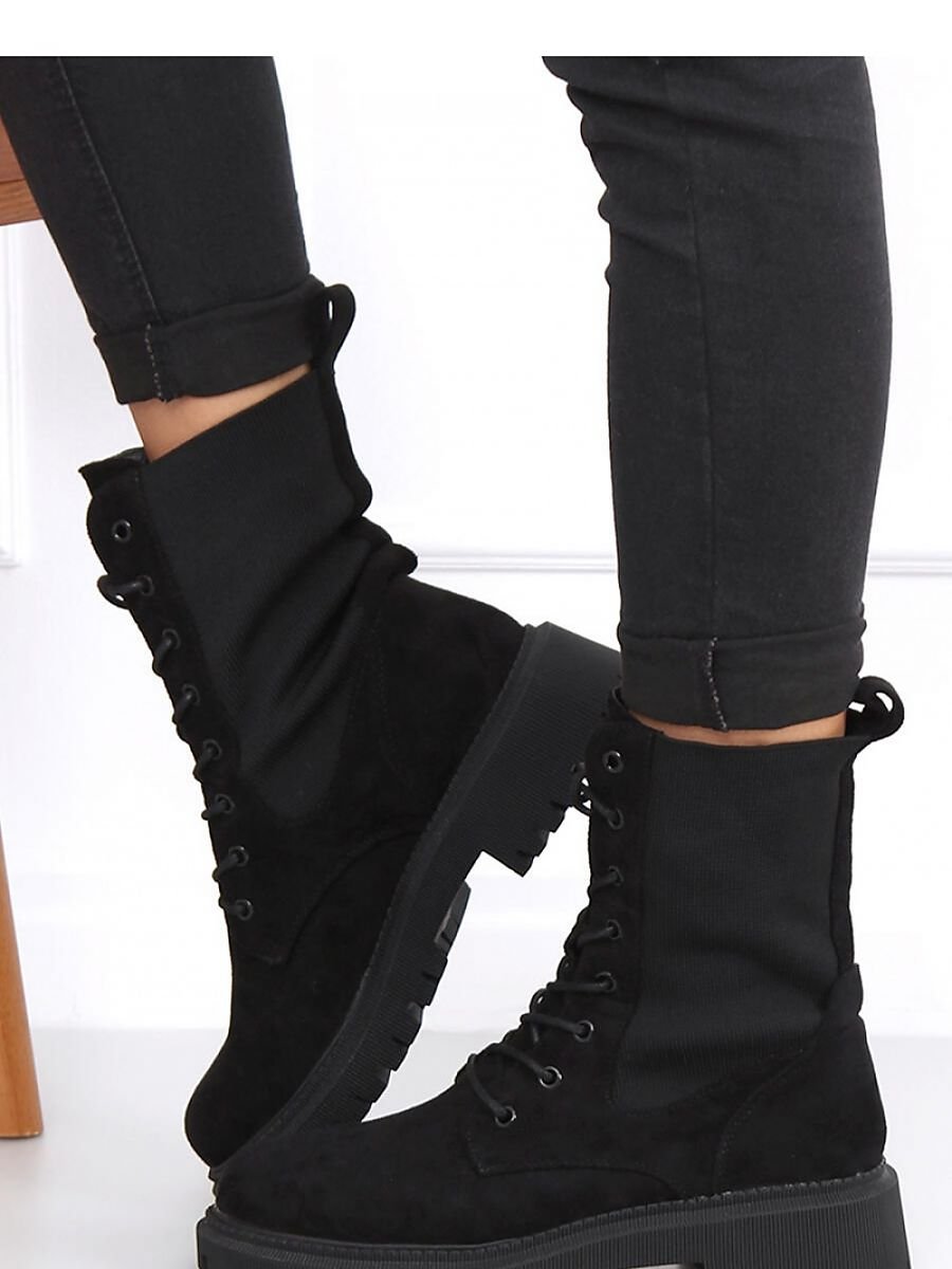 Lace-Up Military Style Women's Boots