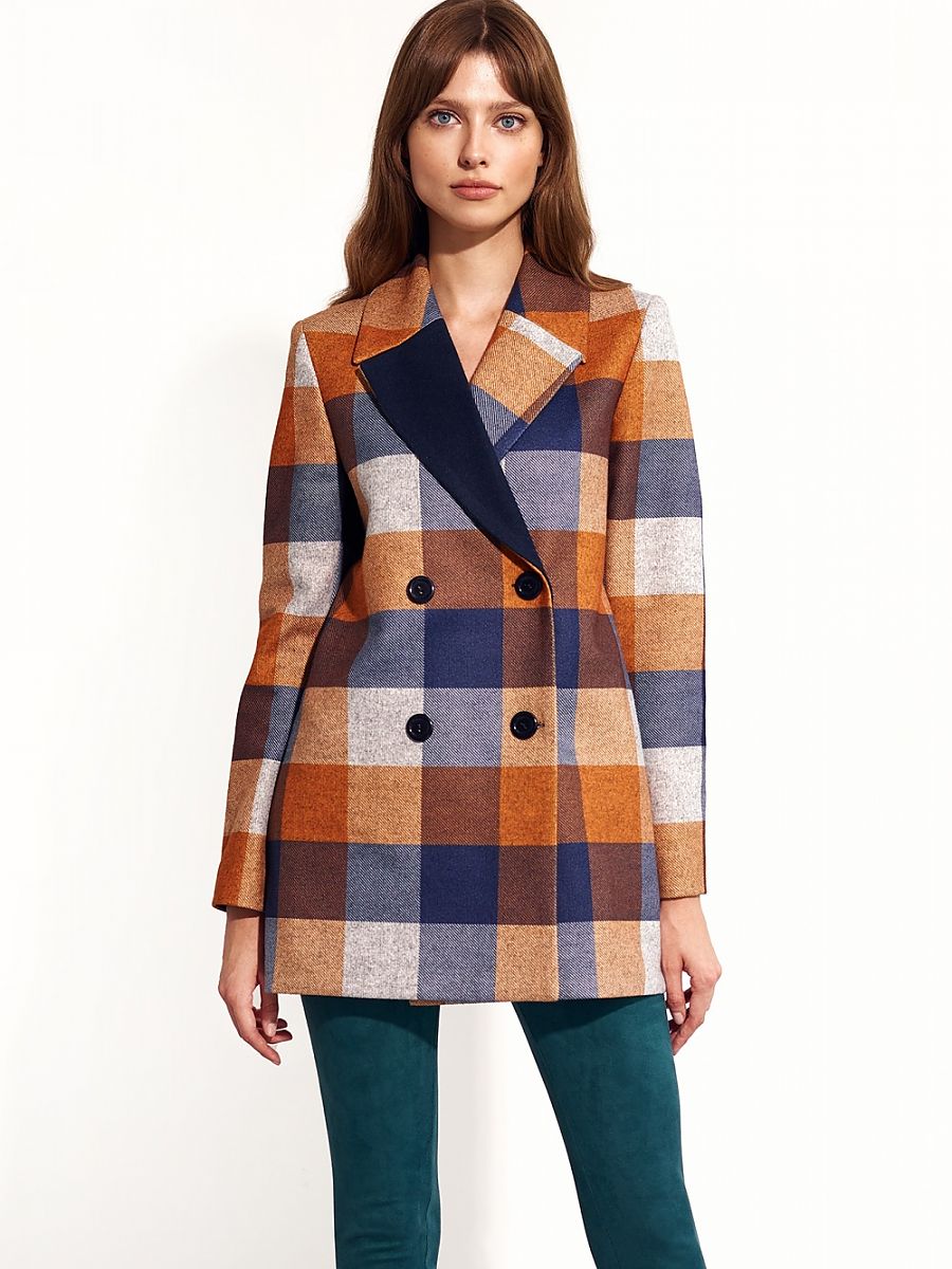 Cozy Checkered Coat