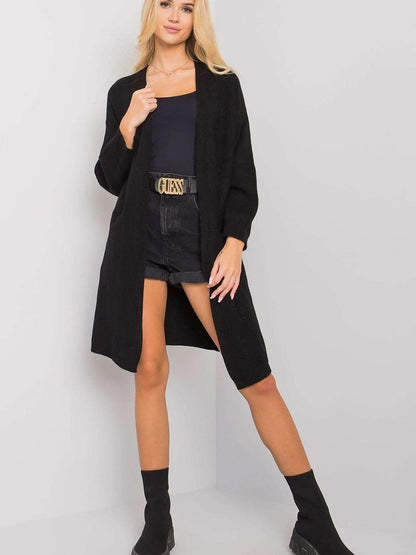 Elegant Black Women's Cardigan - Cardigan Och Bella