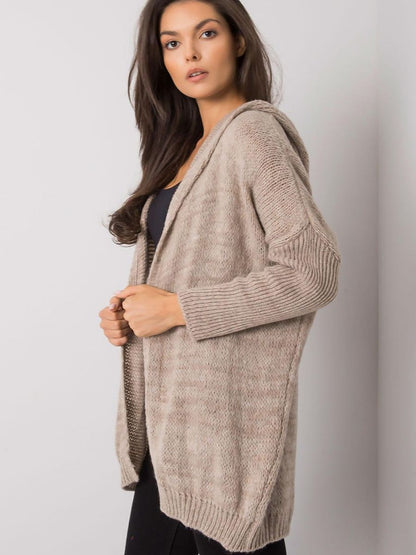 Beige Unbuttoned Cardigan - The Och Bella