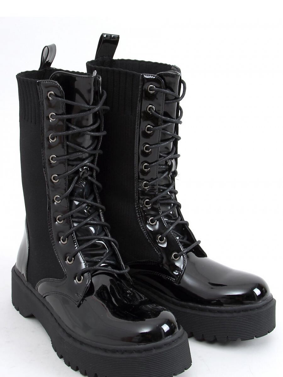 Inello Lace-Up High Sole Boots