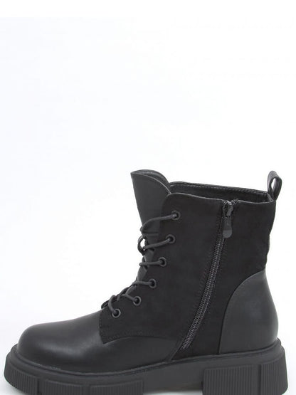 Inello Lace-Up Ladies Boots with Practical Zipper