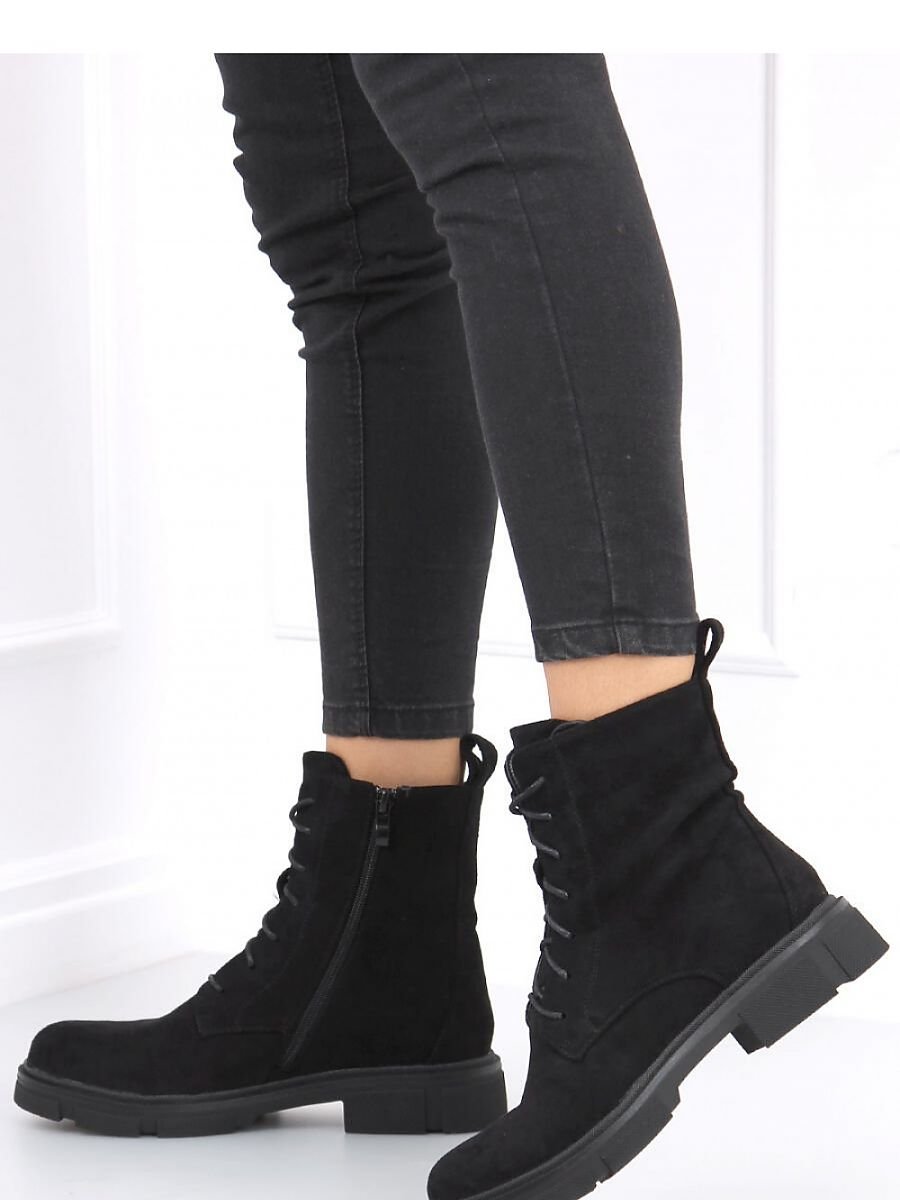 Inello Lace-Up Women's Boots with Fur Lining