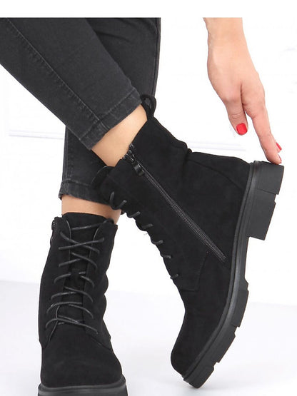 Inello Lace-Up Women's Boots with Fur Lining