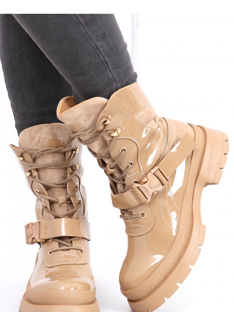 Inello Lace-Up Military Style Boots