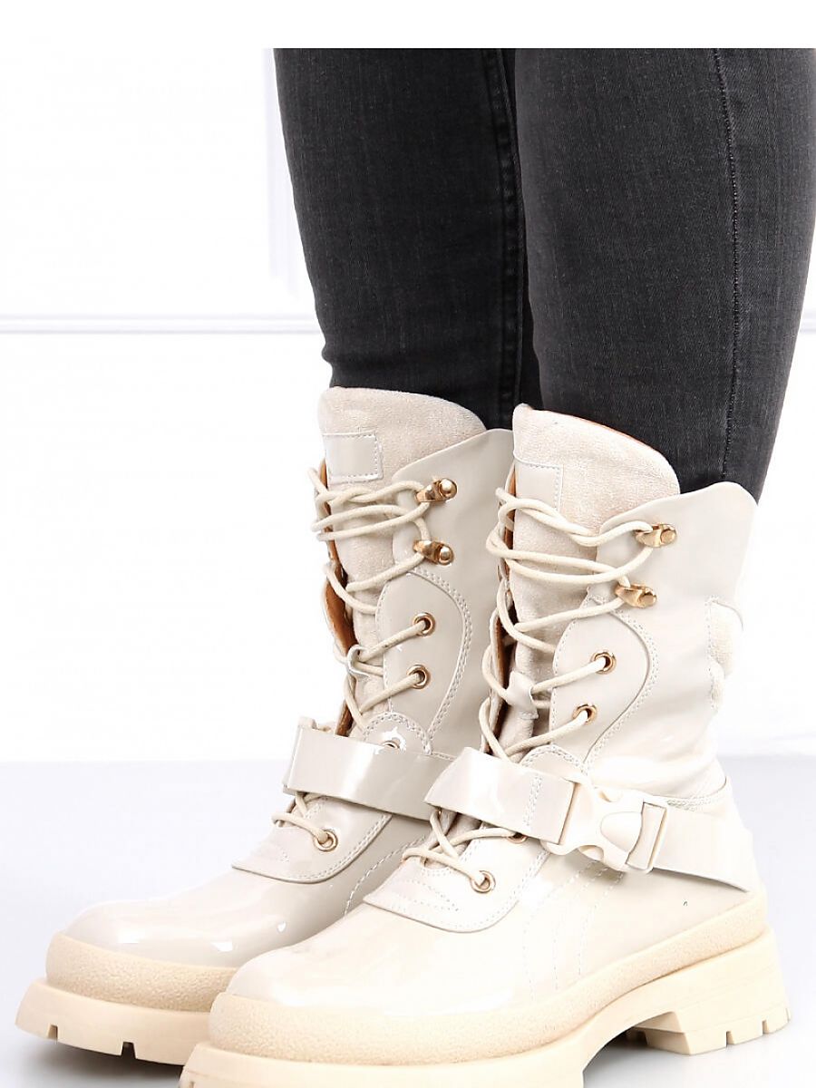 Inello Lace-Up Military Style Boots