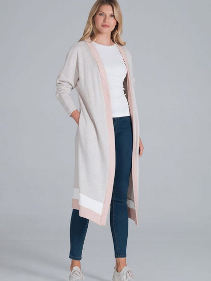 The title of the product is: Figl Tri-Colour Long Sleeve Cardigan