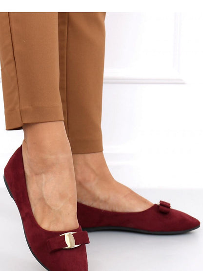 Inello Suede Bow Ballet Flats for Women