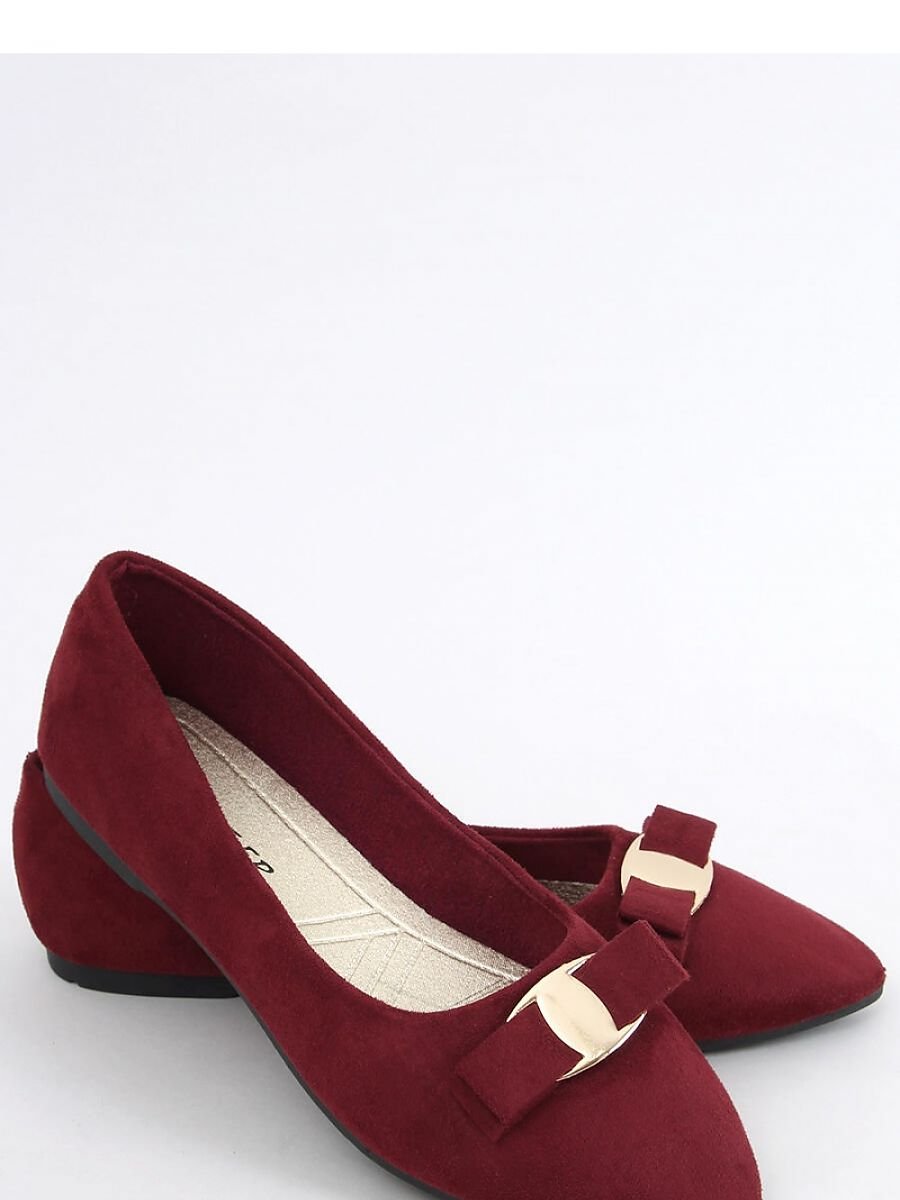 Inello Suede Bow Ballet Flats for Women