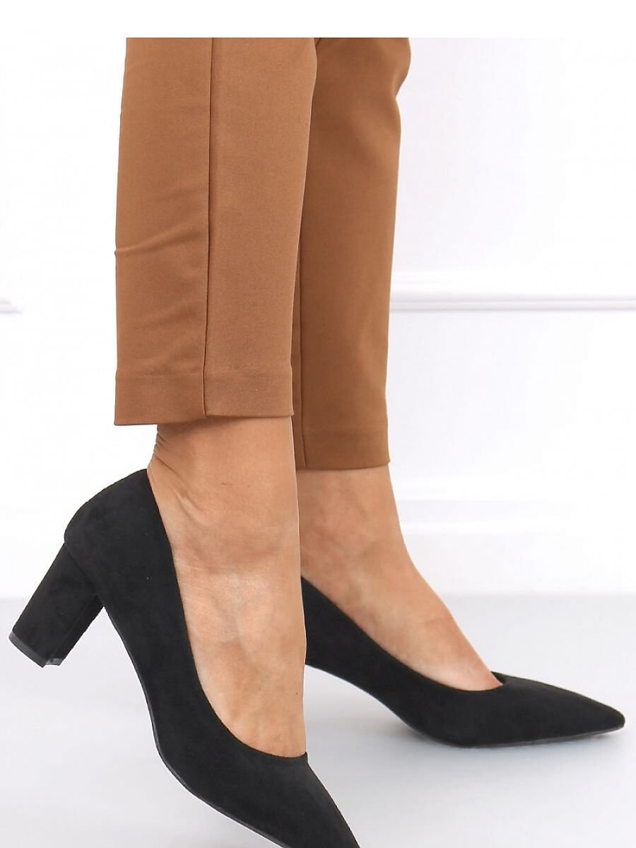 Inello Organic Suede Pointed Toe Pumps