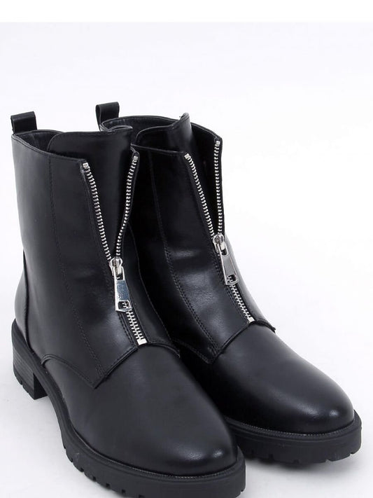 Boots Inello - Organic Leather Military Style Zip Boots