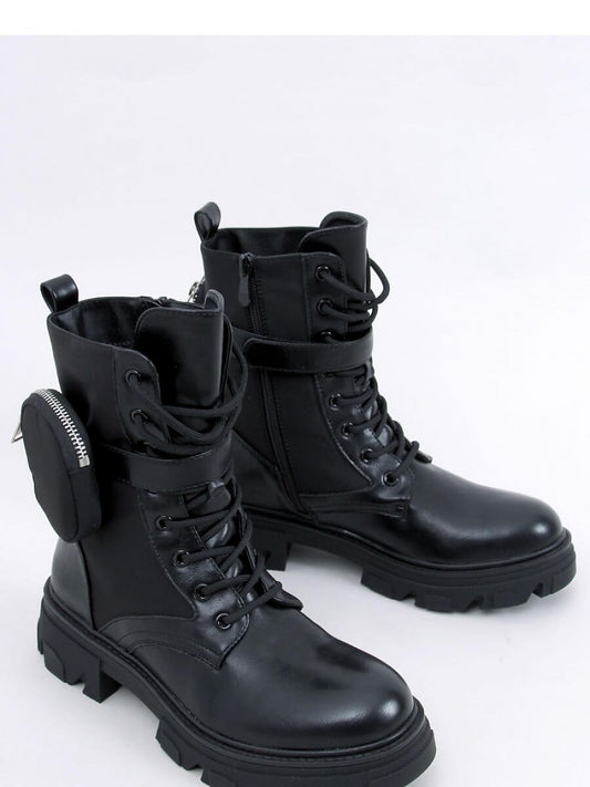 Inello Lace-Up Boots with Detachable Pouch