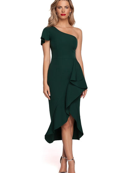 Captivating One-Shoulder Cocktail Dress