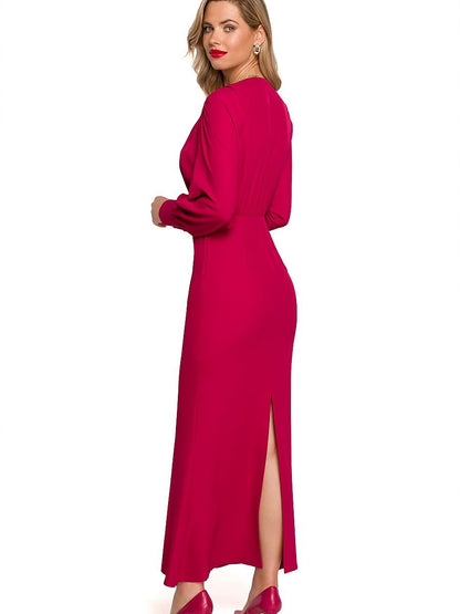 Elegant Cocktail Dress with Voluminous Sleeves