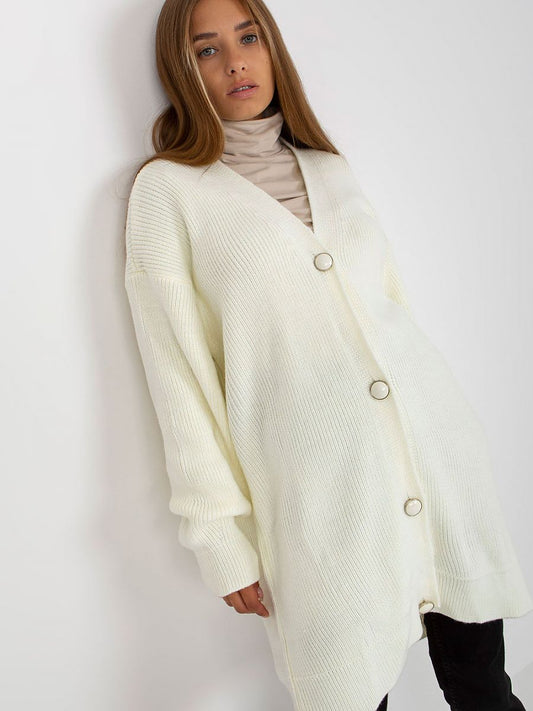 Cardigan Rue Paris: Parisian Long-Buttoned Cardigan