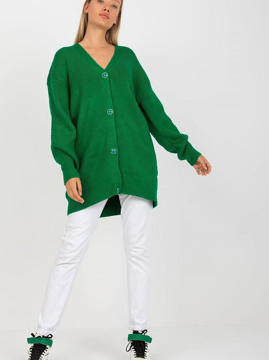 Cardigan Rue Paris - Longline Button-Up Cardigan