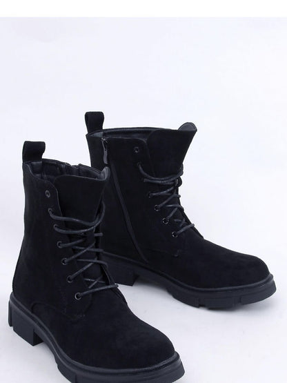 Eco-Suede Lace-Up Women's Boots with Fur Lining