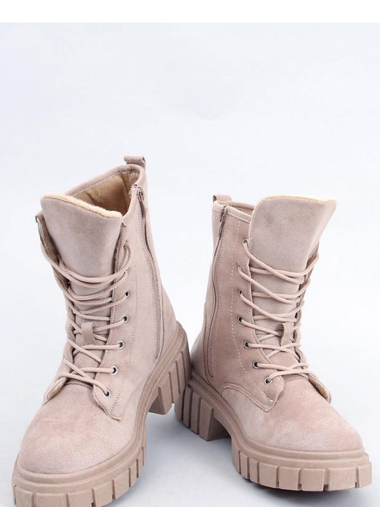 Inello Lace-Up Women's Boots with High Sole