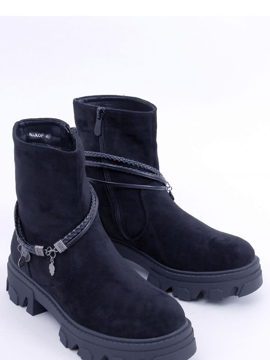 Inello Suede Boots with Detachable Strap