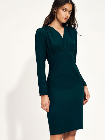 Elegant Nife Cocktail Dress with Long Sleeves