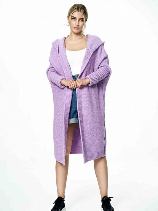 Cardigan Figl with Wool Blend in One-Size-Fits-All