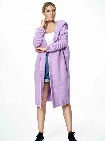 Cardigan Figl with Wool Blend in One-Size-Fits-All