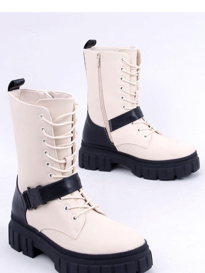 Inello Lace-up Military Style Women's Boots