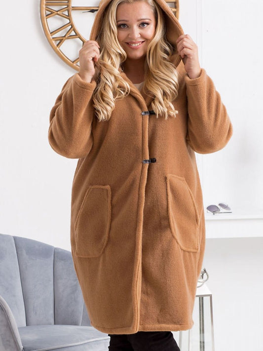 Stay Cozy and Stylish in the Ofelia Plus Size Coat