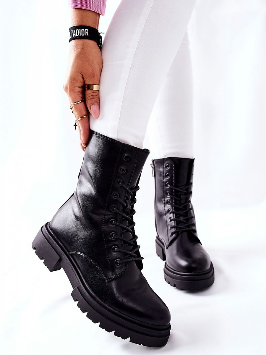 Ankle Boot: Easy-Step Worker Boot in Eco-friendly Leather