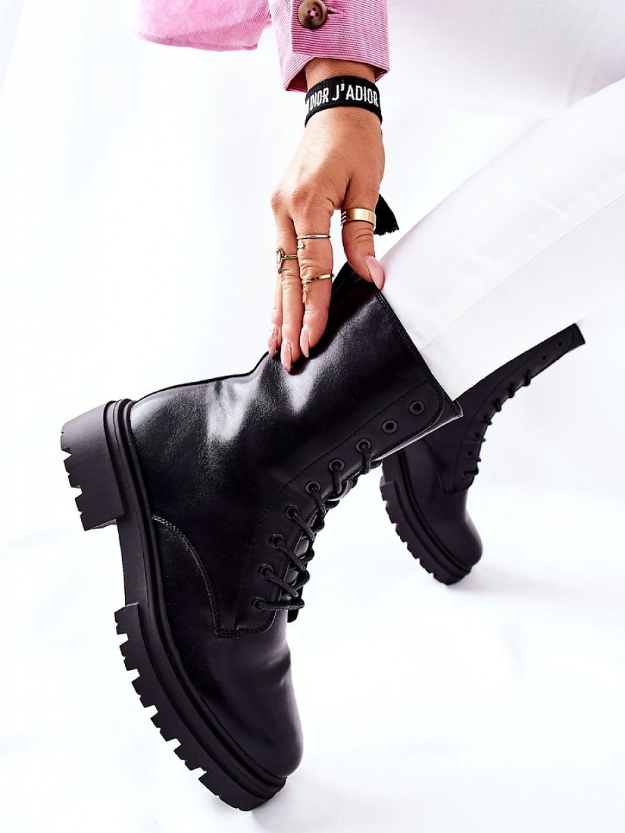 Ankle Boot: Easy-Step Worker Boot in Eco-friendly Leather