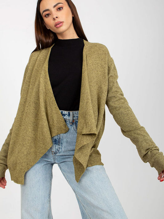 Cardigan Coco Angelo: Stylish Asymmetric Unbuttoned Cardigan