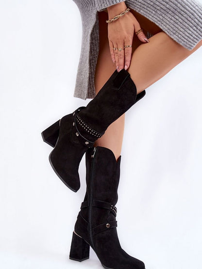 Heel boots Step in style