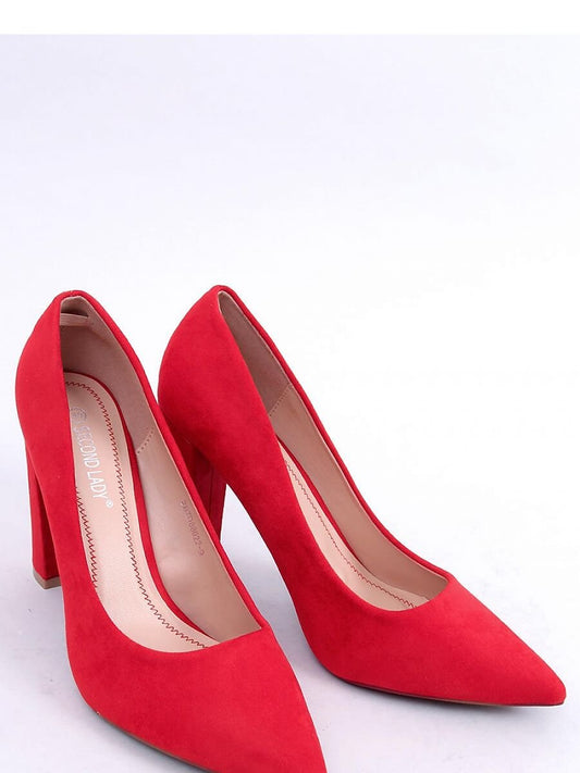 Elegant Suede Block Heel Pumps by Inello