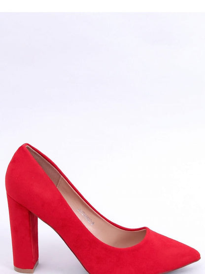 Elegant Suede Block Heel Pumps by Inello