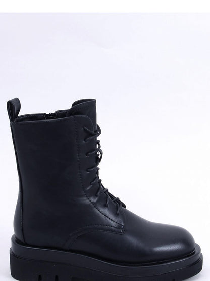 Ladies' Fashionable High-Sole Leather Boots: Inello Boots