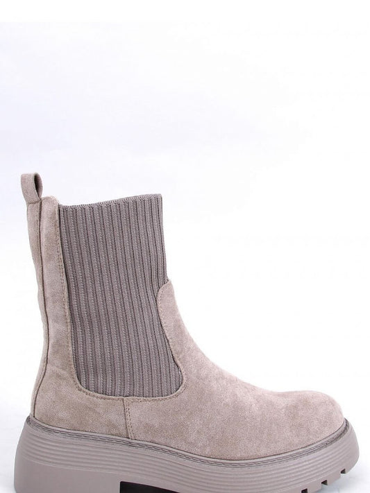 Inello Suede Boots with Platform and Fur Lining