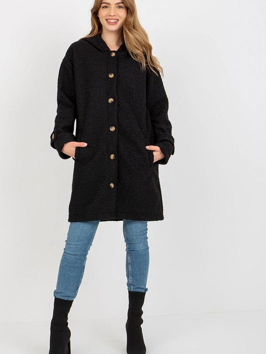 Elevate Your Winter Wardrobe with our Long Sleeve Plush Coat